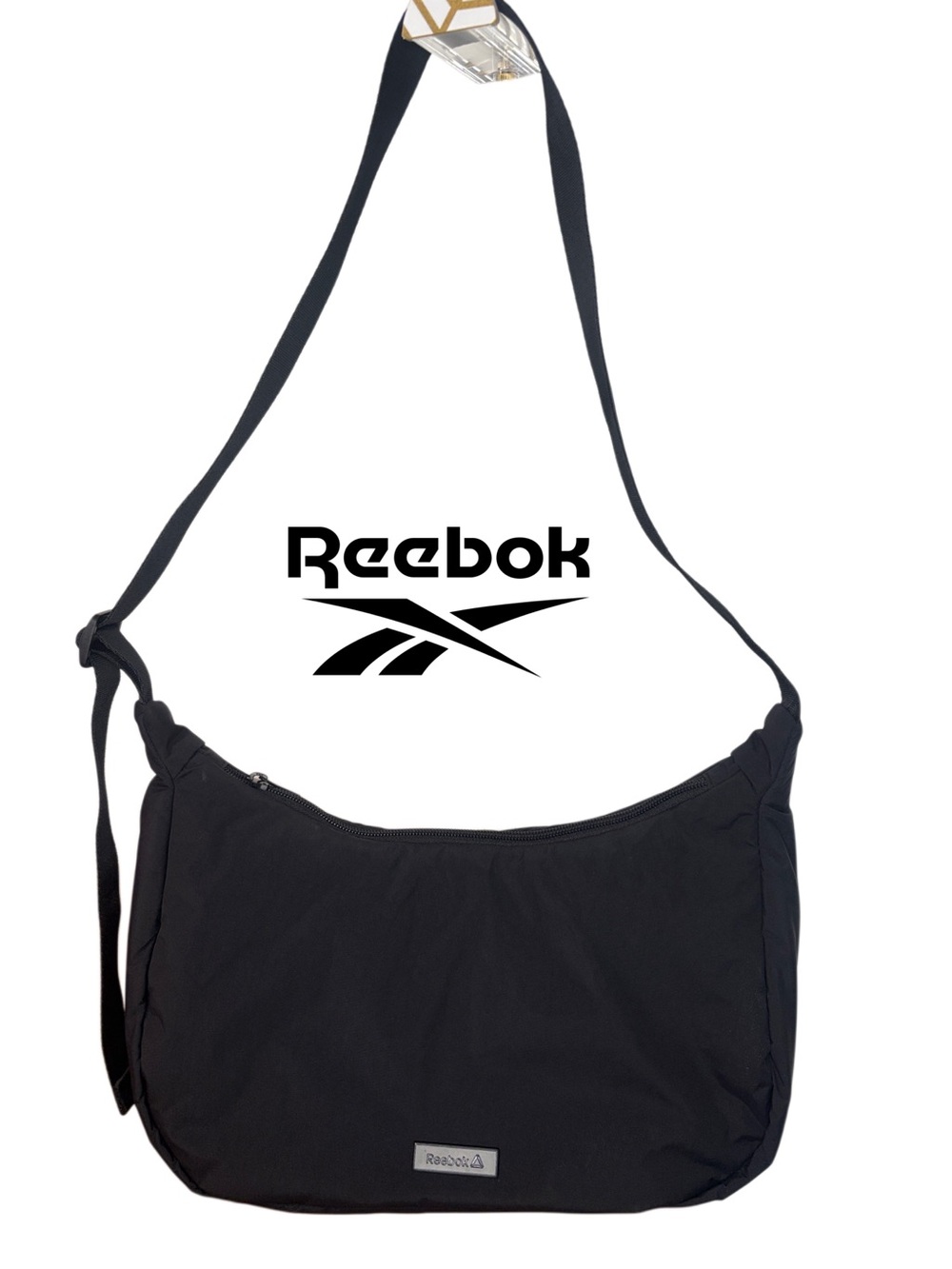 Reebok Black Nylon Shoulder/Crossbody Bag (NWOT)